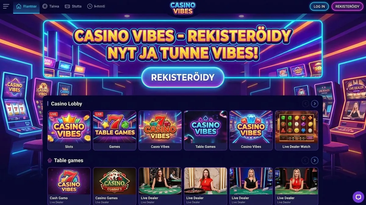 Rekisteröidy bonuksen kanssa